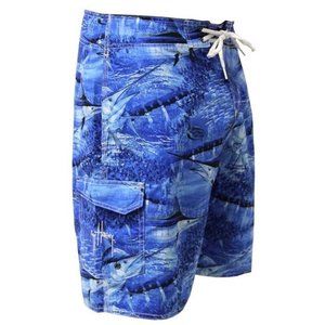 Guy Harvey Blue Board Shorts Swimwear